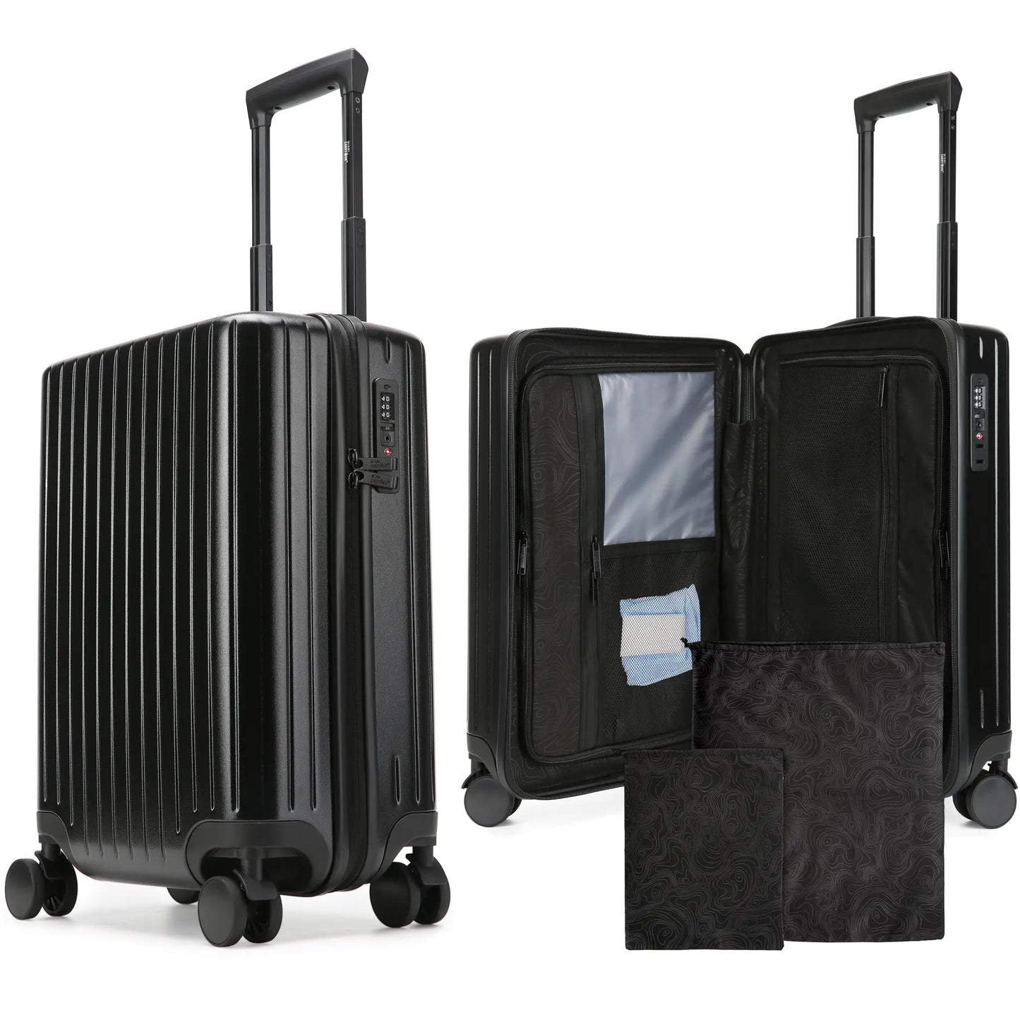 Ocean 20" Polycarbonate Carry-on Suitcase-5