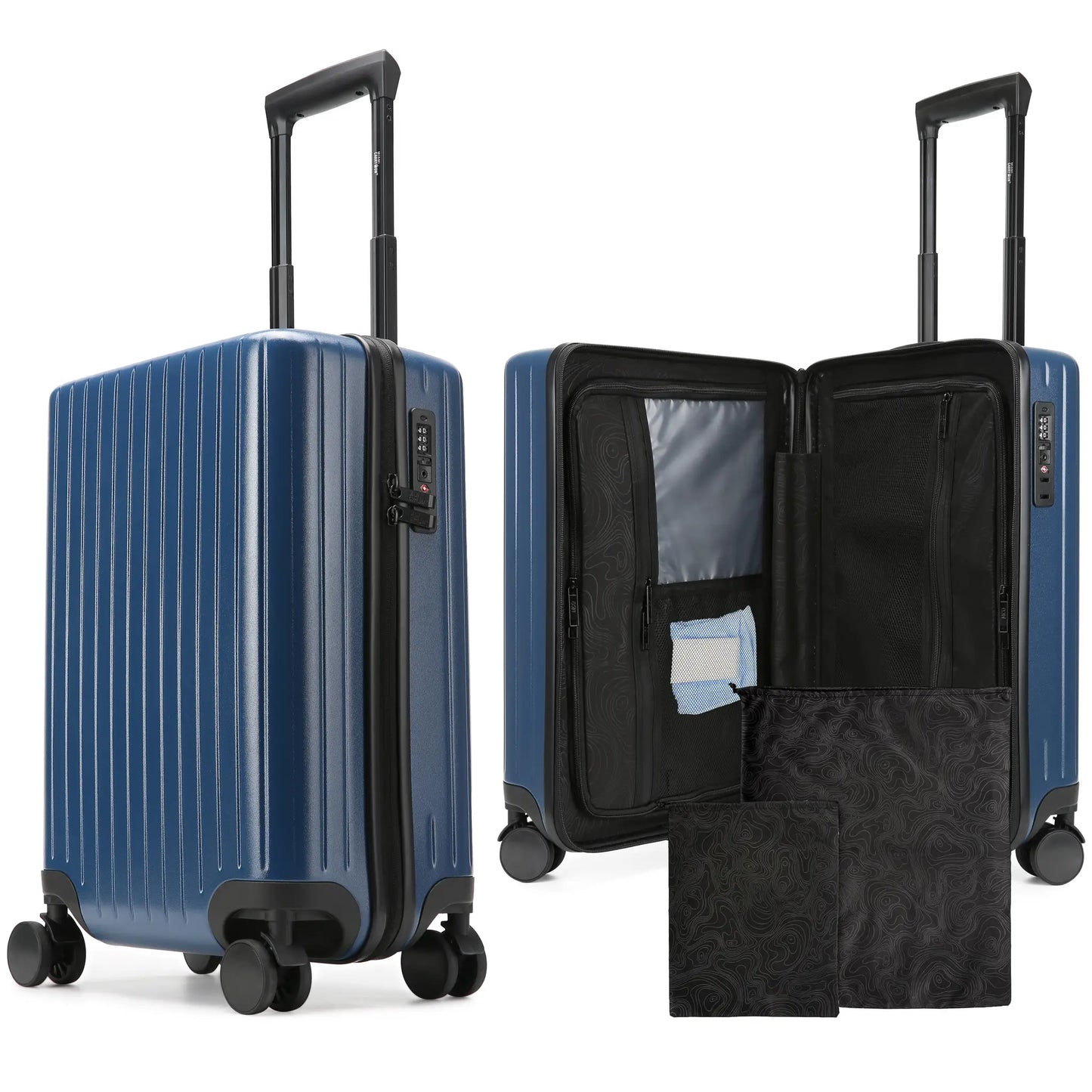 Ocean 20" Polycarbonate Carry-on Suitcase-6